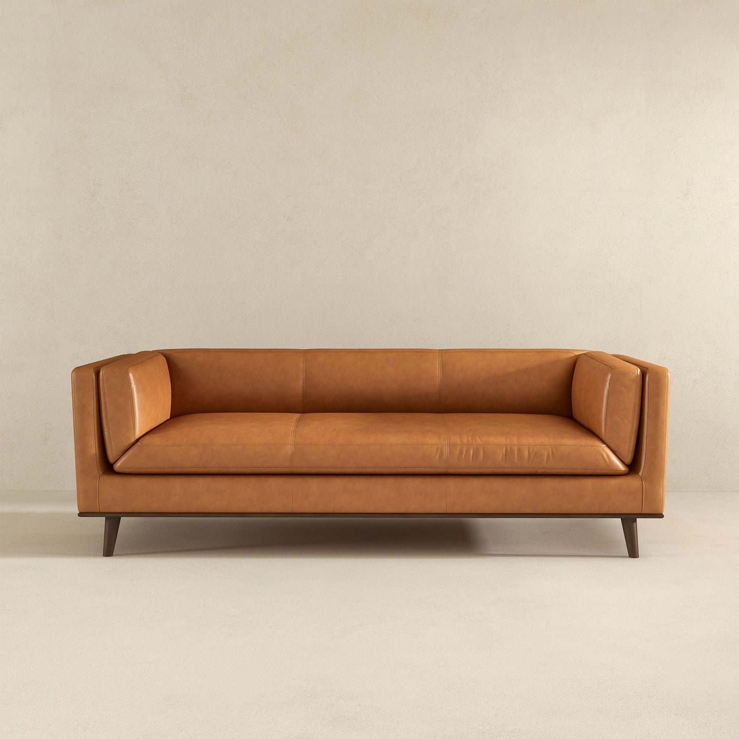 Brooklyn Leather Sofa | Tan