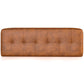 Rectangular Leather Bench | Tan