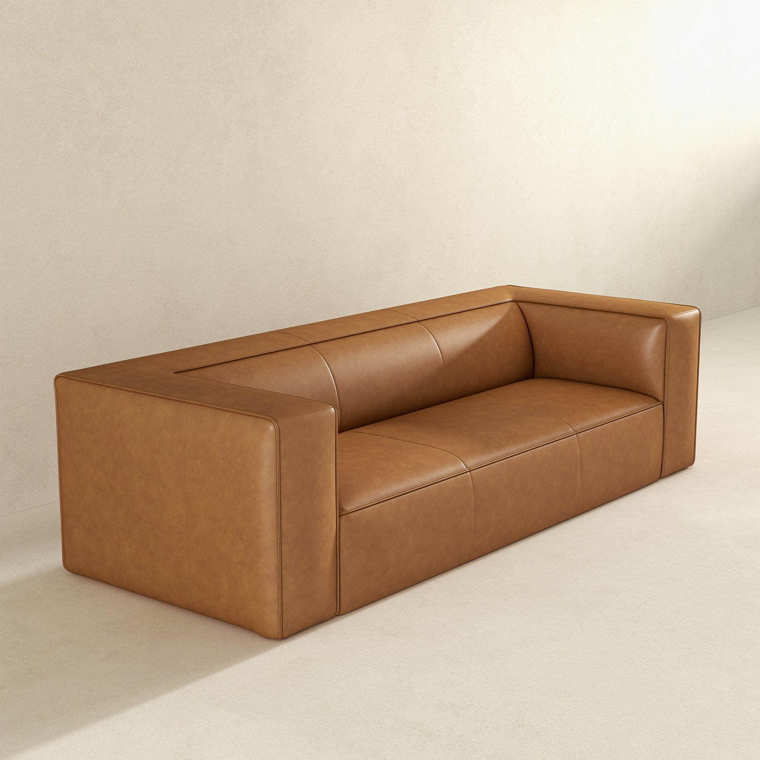 Easton Leather Sofa | Tan