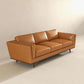 Fresno 91" Leather Sofa | Tan