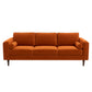 Fairfield 86" Velvet Sofa | Burnt Orange