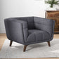 Kaleb Lounge Chair | Dark Gray