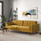 Cassidy Velvet Sofa Gold 