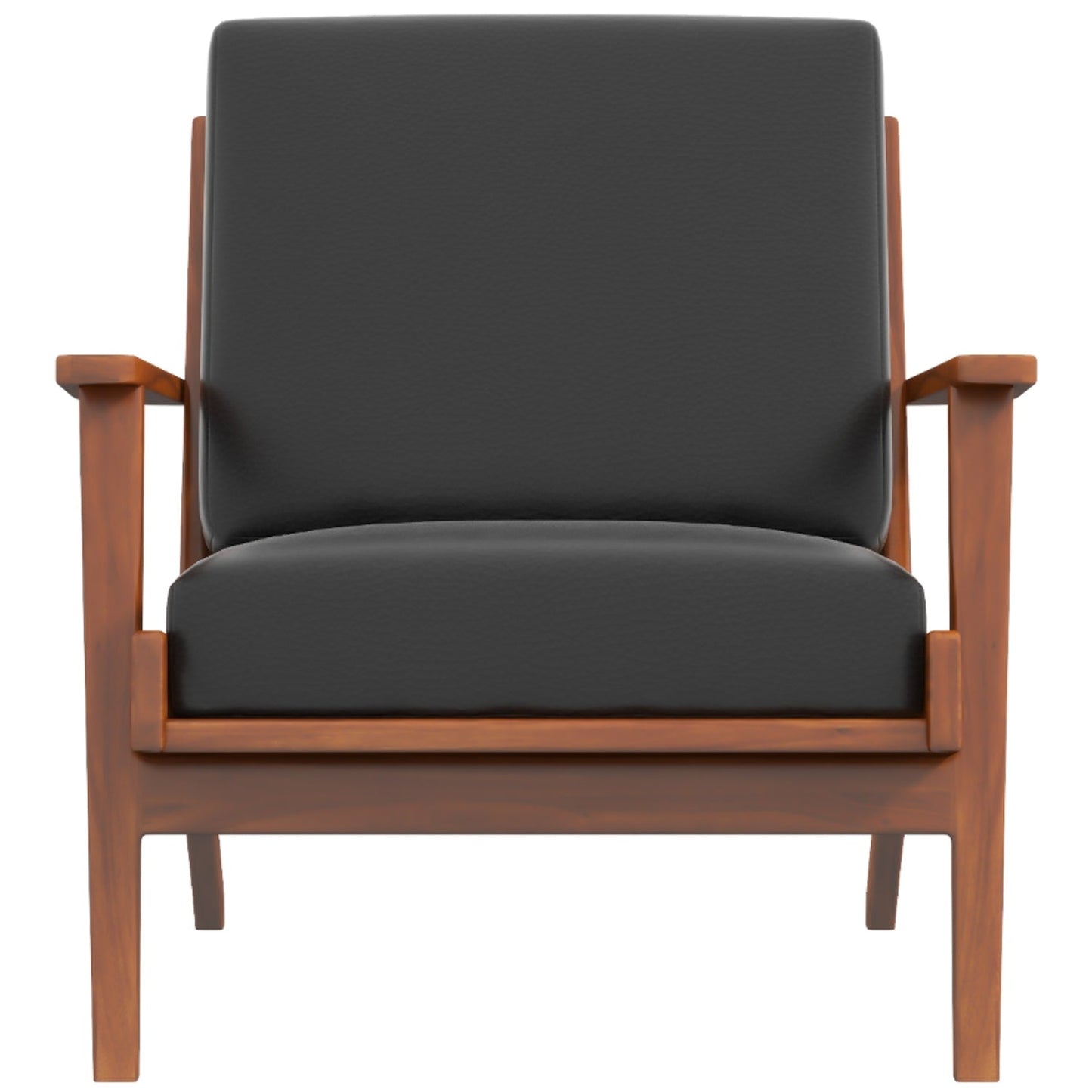 Chandler Lounge Chair | Black Leather