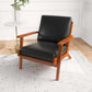 Chandler Lounge Chair | Black Leather