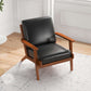 Chandler Lounge Chair | Black Leather