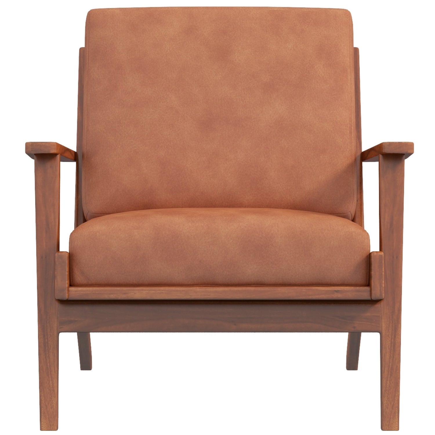 Leather Lounge Chair in Antique Tan