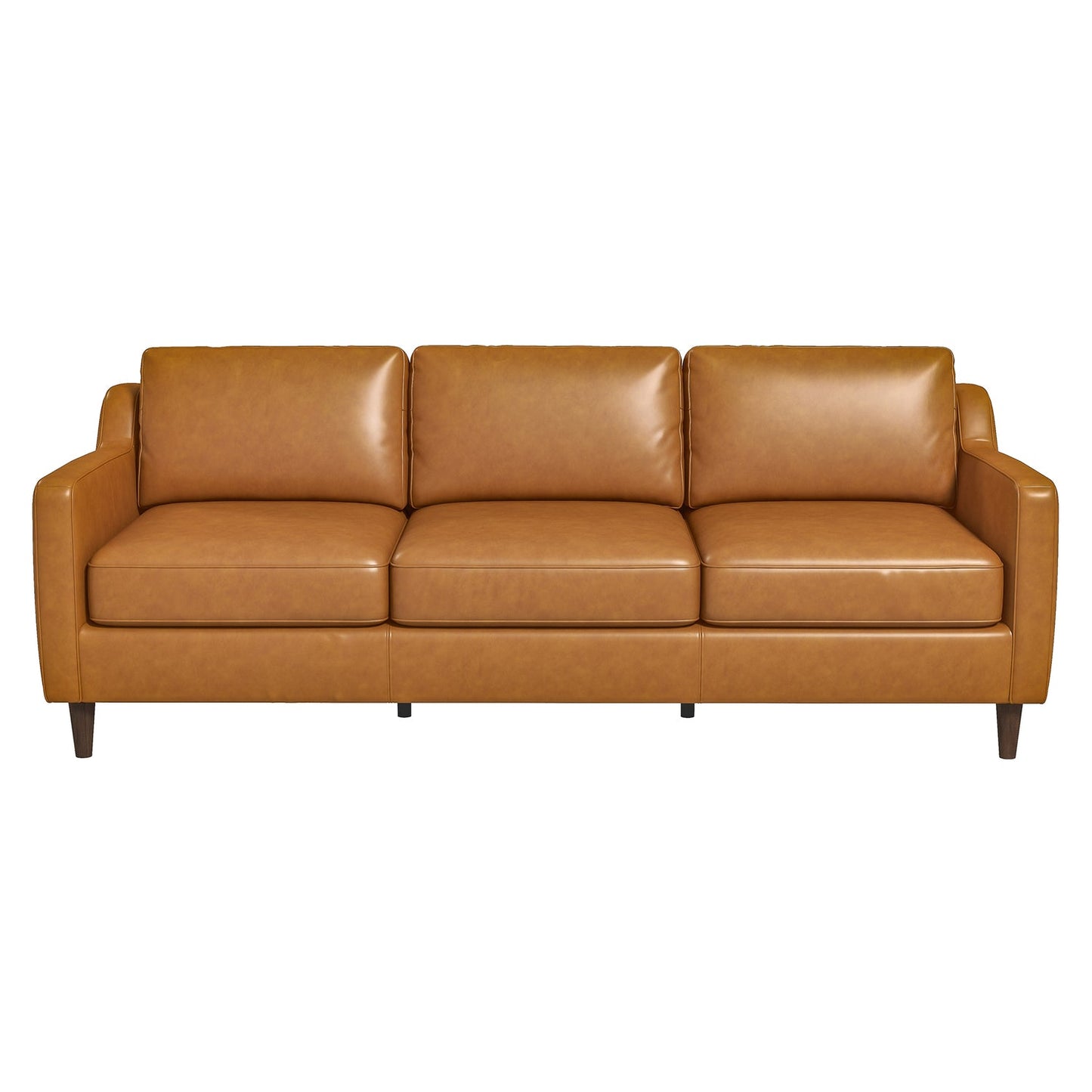 Manhattan Leather Sofa | Tan