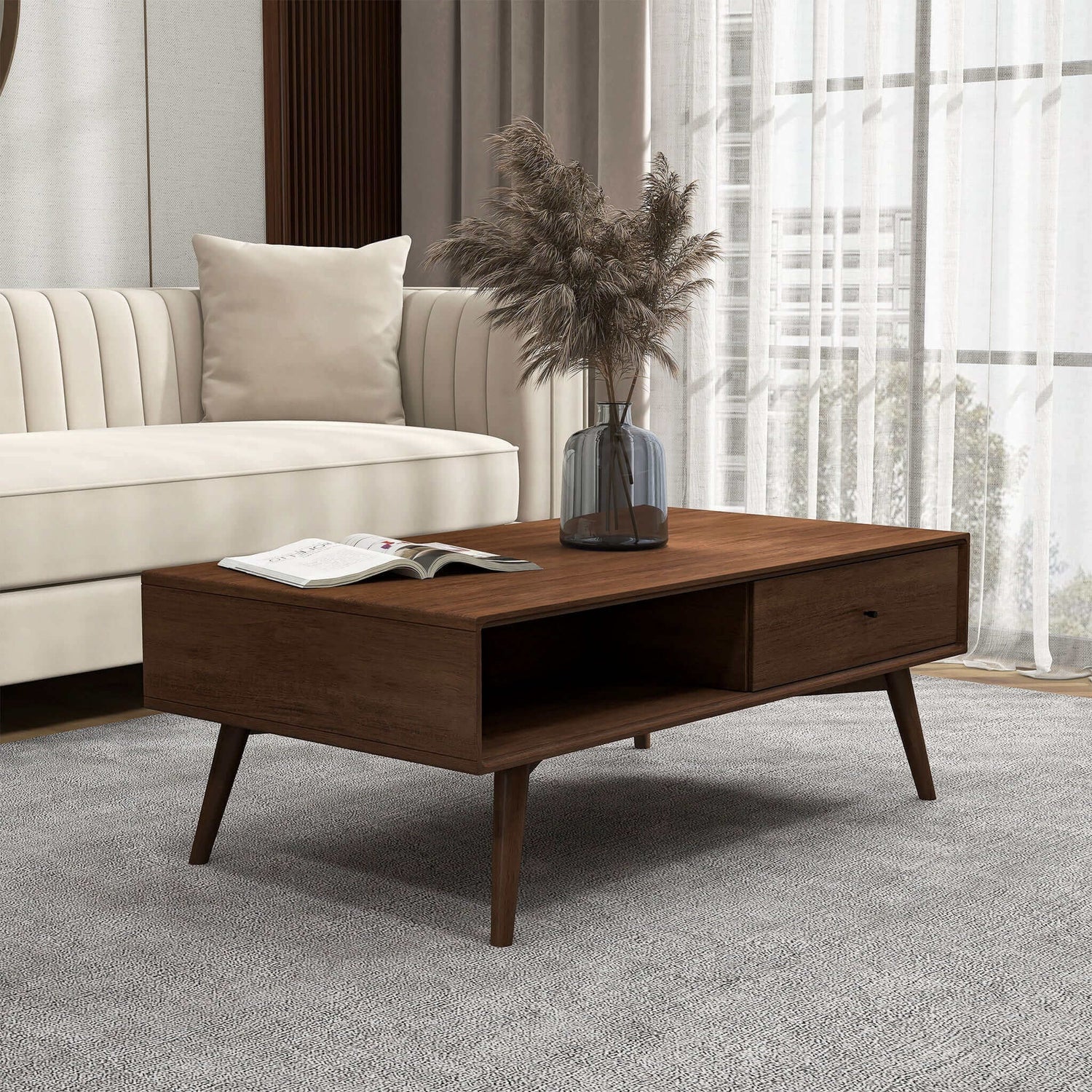 Norman Coffee Table - Walnut