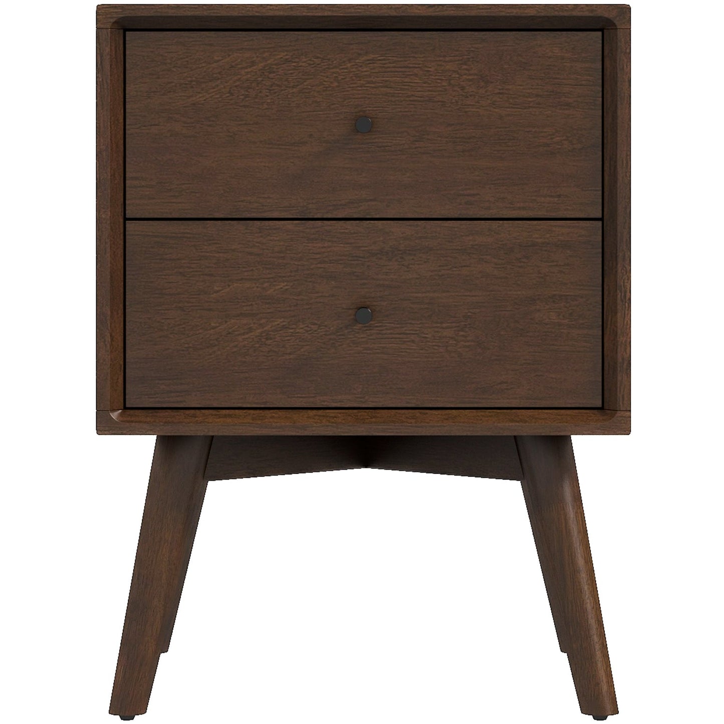 Norman 2 Drawer Nightstand | Walnut