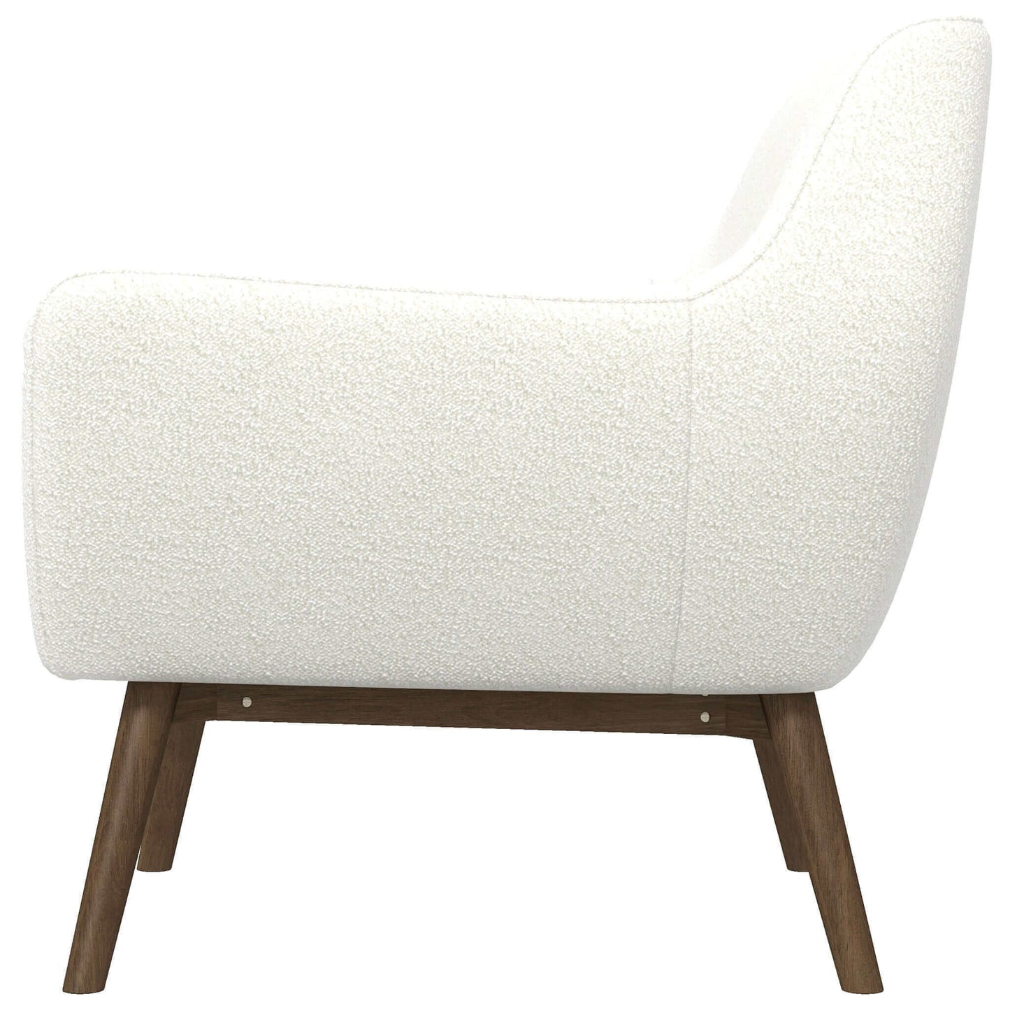 Pauline Boucle Lounge Chair White