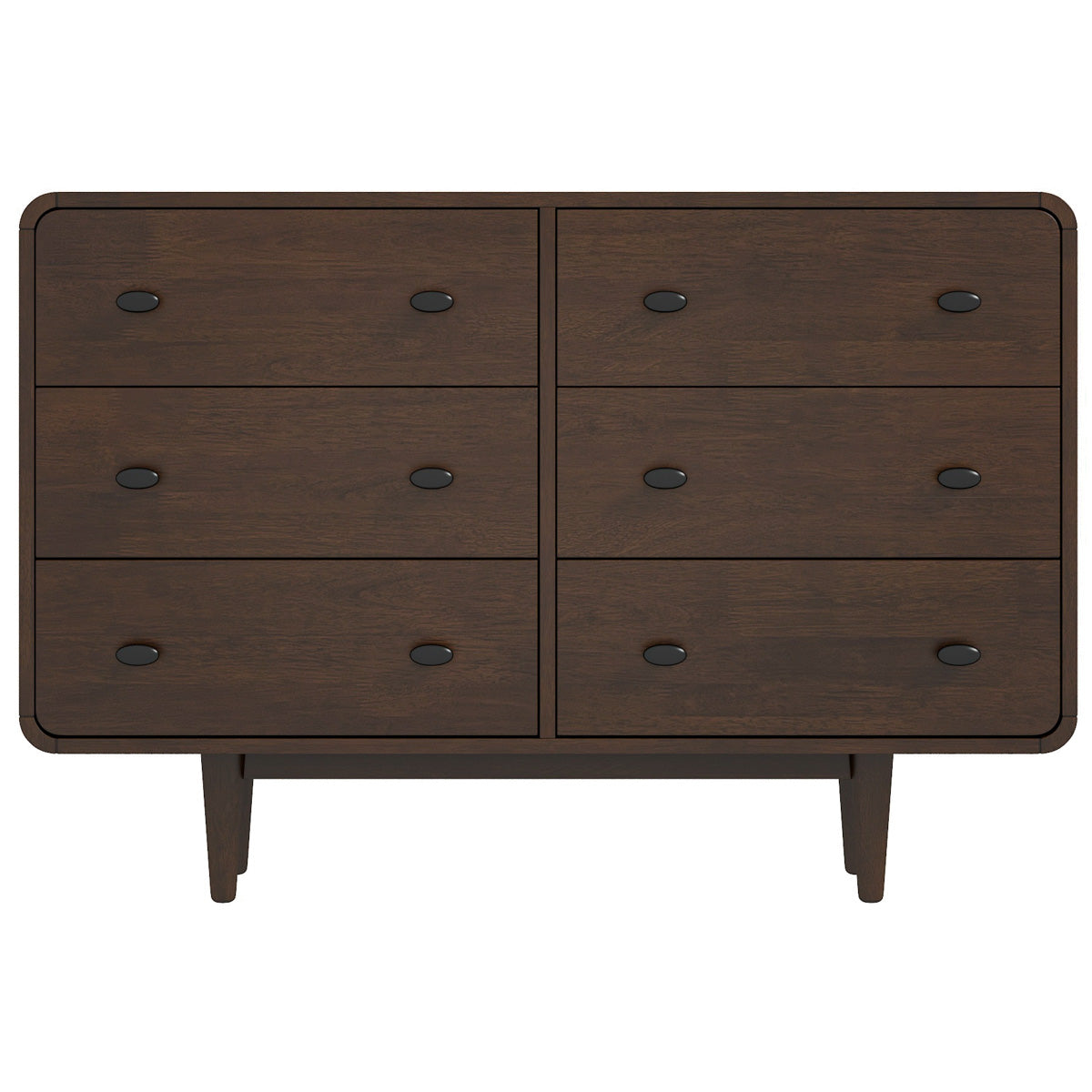 Angela 6 Drawer Dresser | Walnut