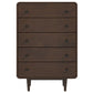 Angela 5 Drawer Dresser | Walnut