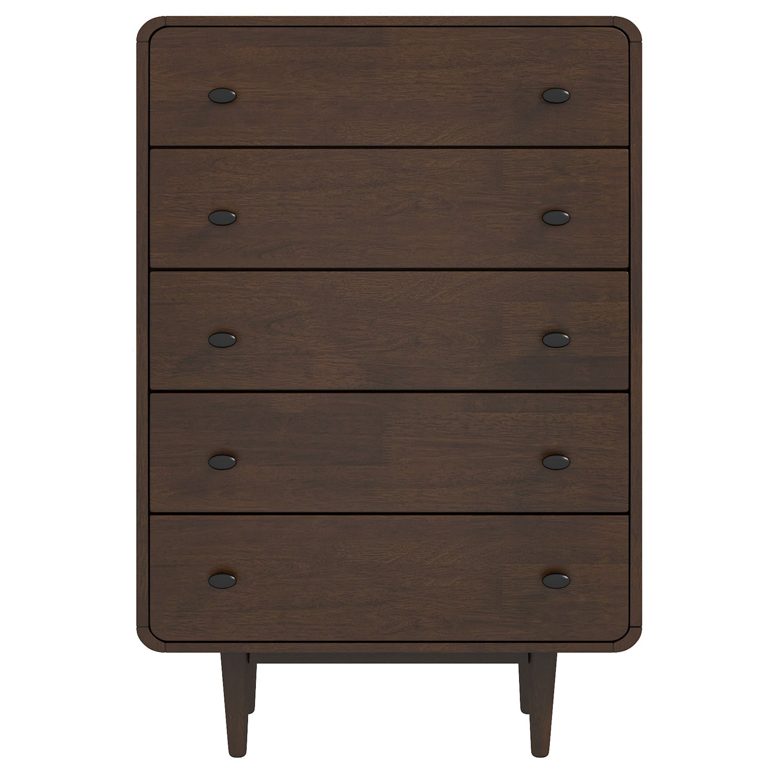 Angela 5 Drawer Dresser | Walnut