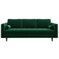 Elanna Linen 84" Sofa | Green