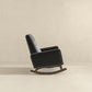 Devon Velvet Rocking Chair |  Dark Grey