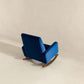 Dark Blue Velvet Rocking Chair