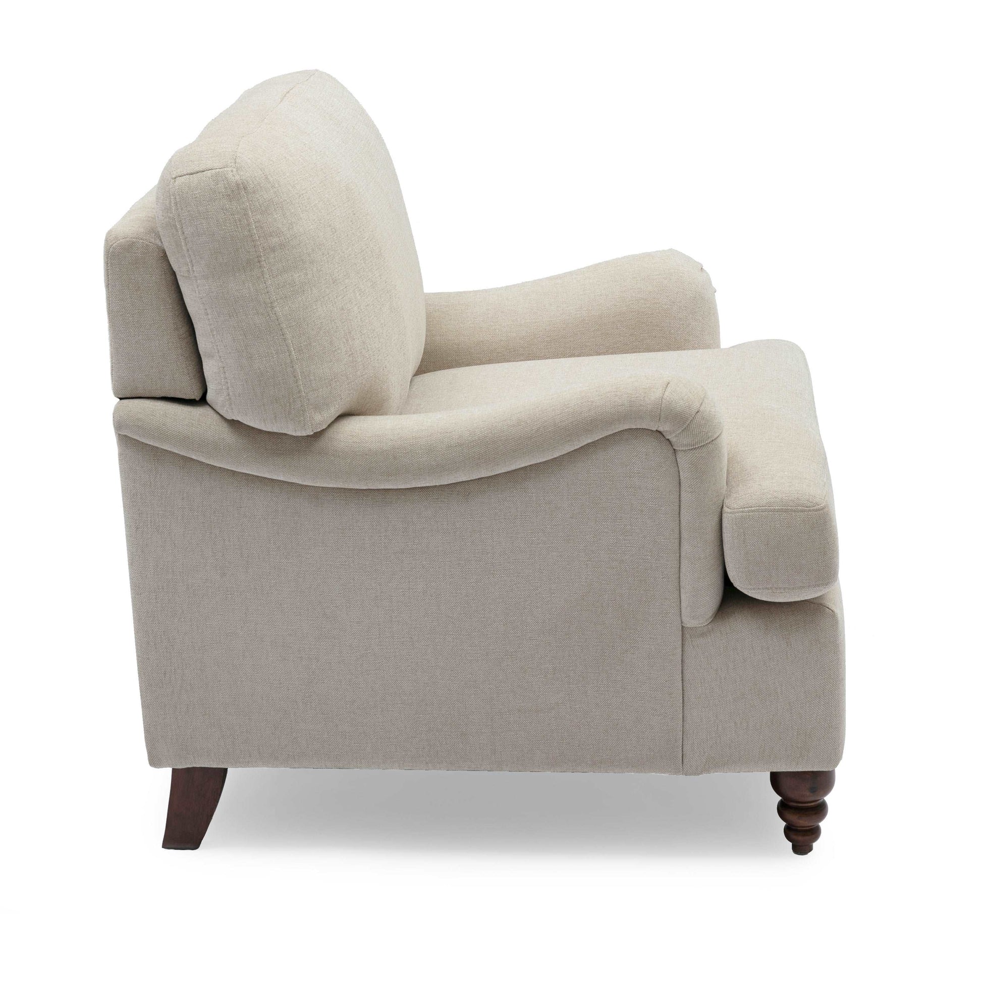 Candor Arm Chair, Light Beige