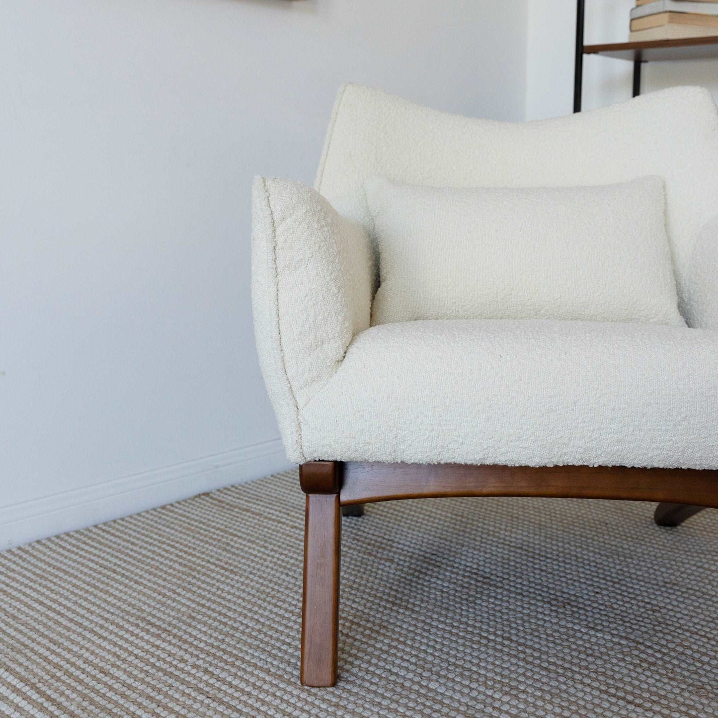 Lounge Chair - Beige Boucle