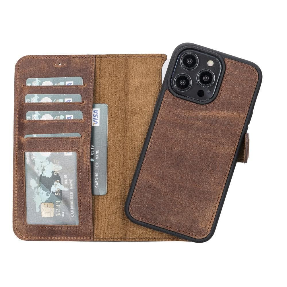 Casper iPhone 12 Series Detachable Leather Wallet Case-14