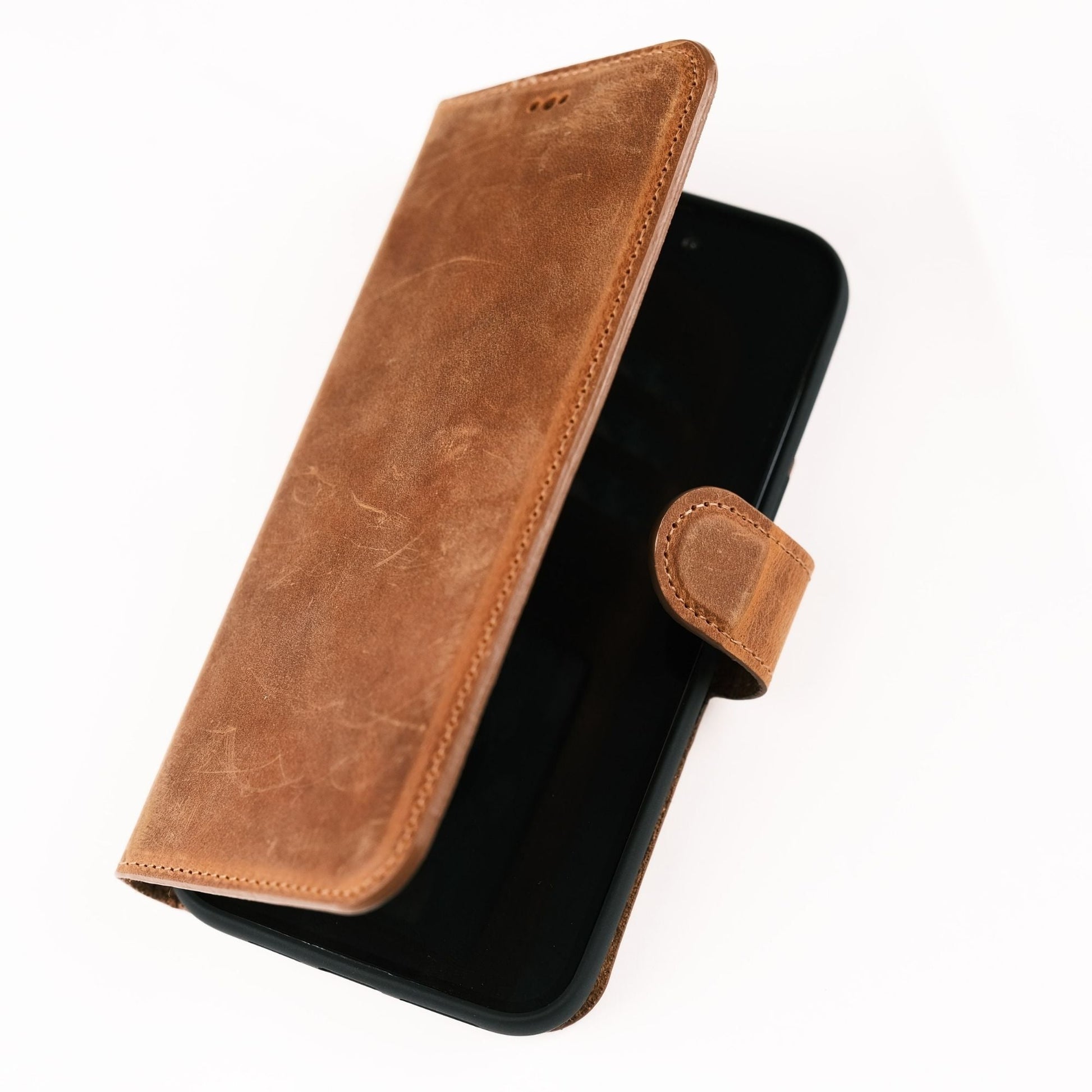 Casper Leather iPhone 15 Series Wallet Case-12