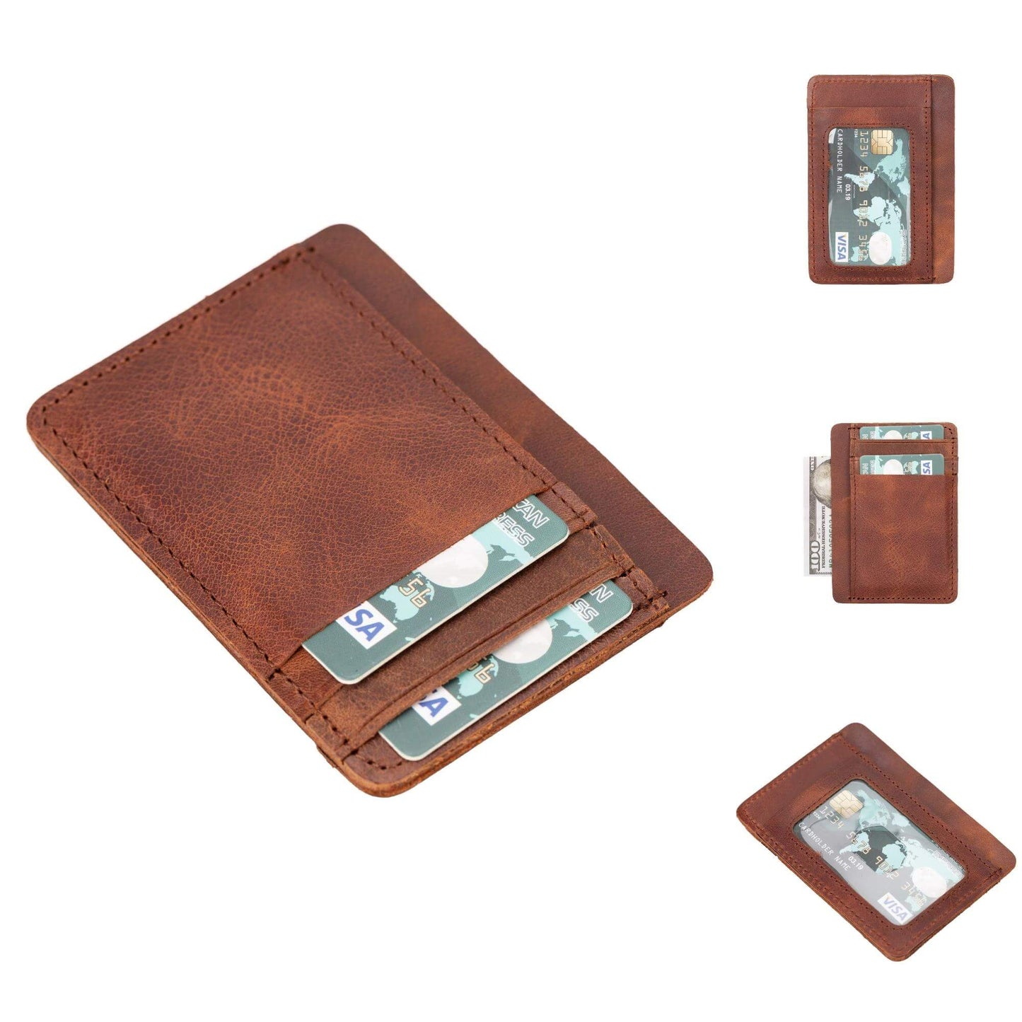 Cody Leather Card Holder and Wallet for Unisex