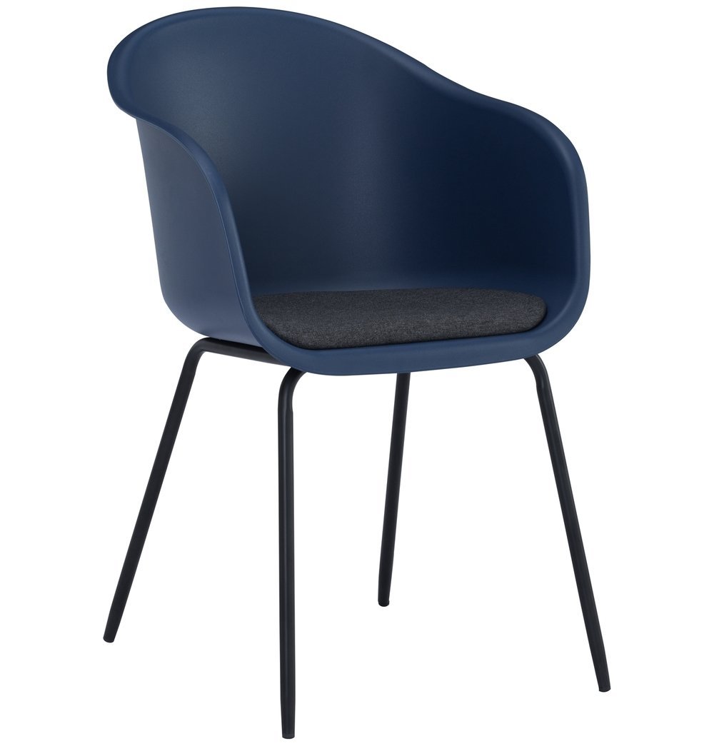 Colleen Dining Armchair - Midnight Blue-0