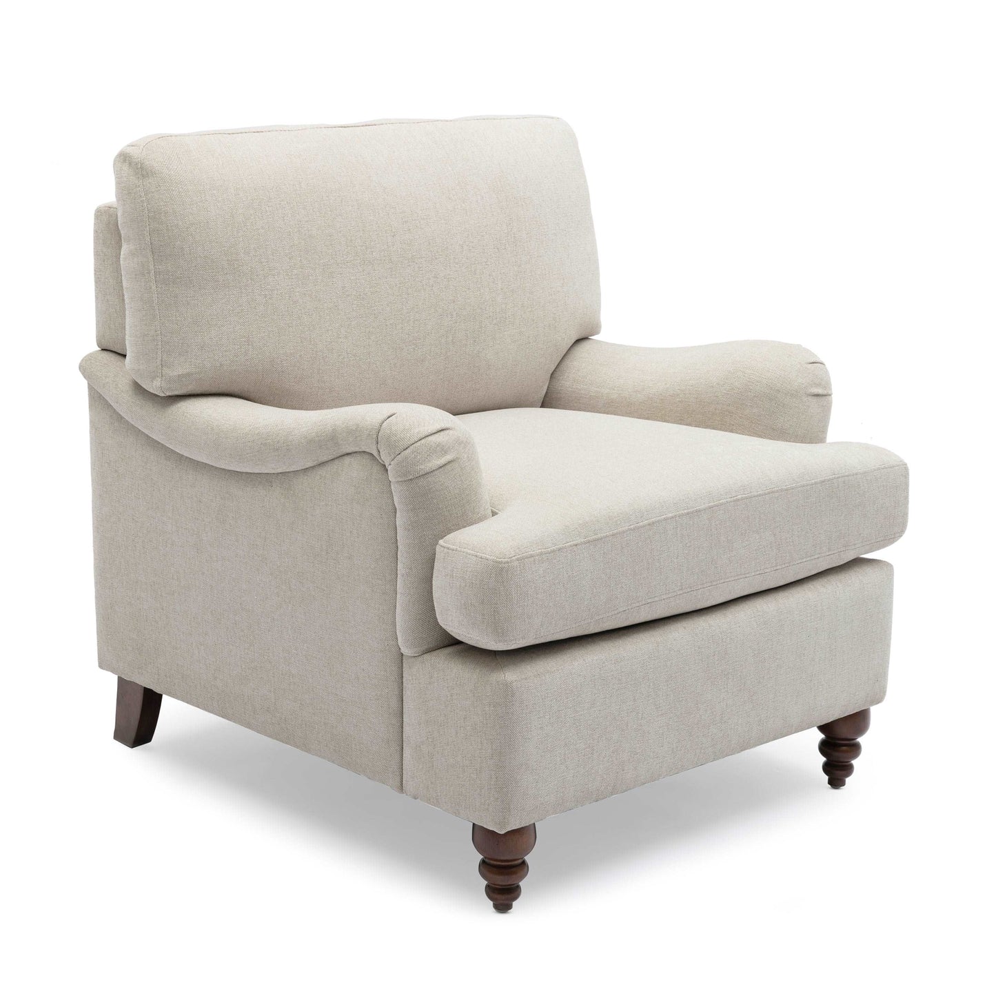 Candor Arm Chair, Light Beige