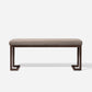 Boucle Contemporary Bench, Tungsten Gray