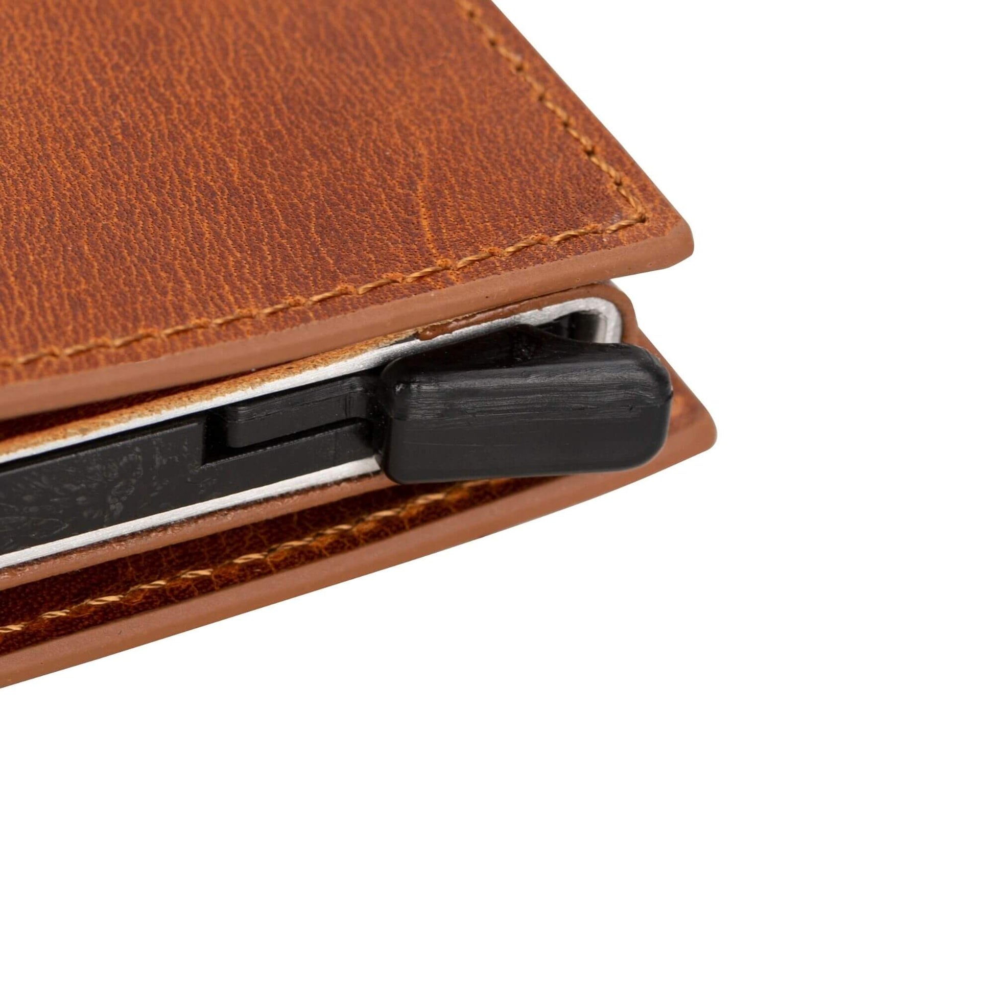 Douglas Leather Pop-Up Cardholder with Compatible Apple AirTag-23