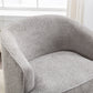 Comfy Round 360 Degree Swivel Barrel Chair, Grey