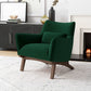 Cantor Velvet Lounge Chair | Dark Green