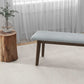 Large Dining Bench - Light Grey