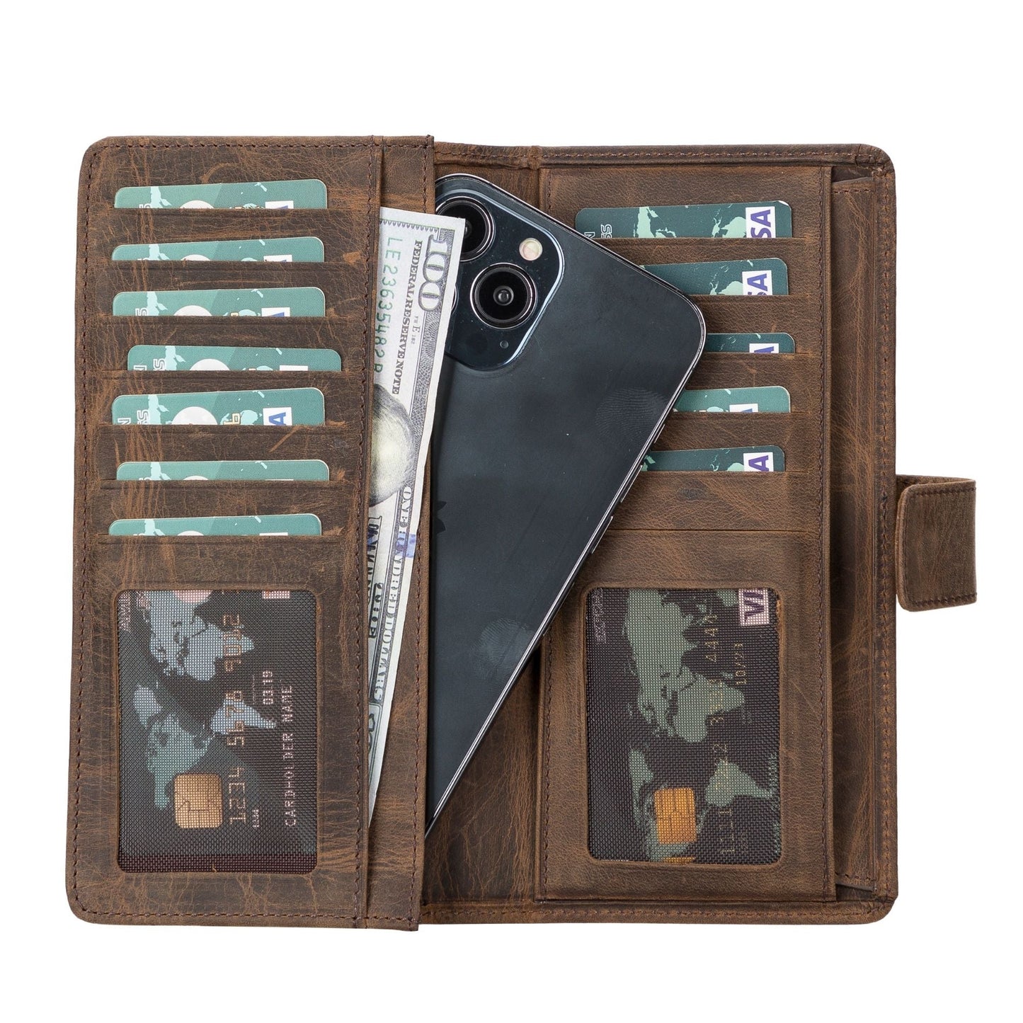 Lander Leather Phone Wallet and Multiple Card Holder for Women-8