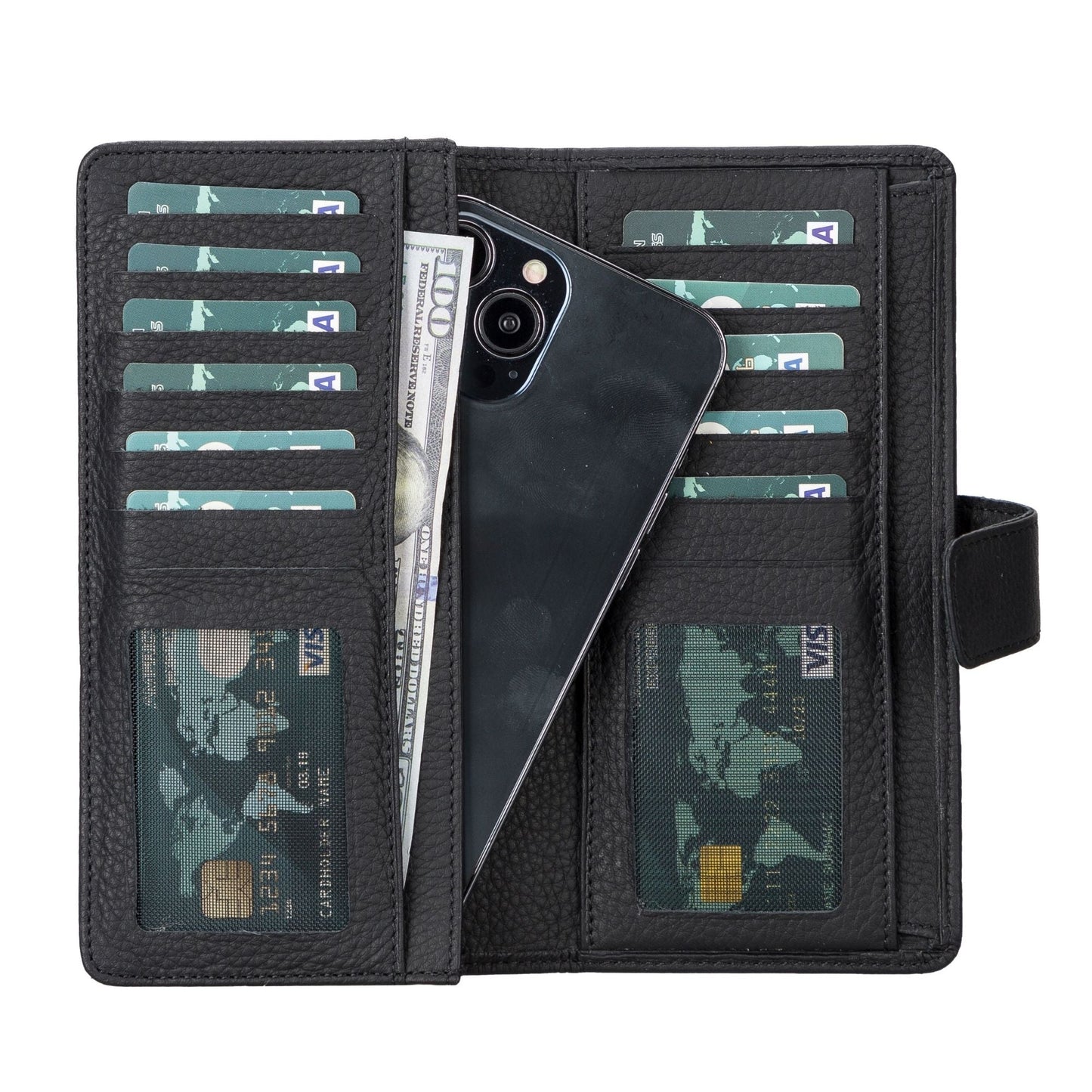 Lander Leather Phone Wallet and Multiple Card Holder for Women-16