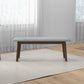 Small Dining Bench - Light Grey