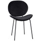 Ormer Dining Chair - Black Velvet-0