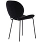 Ormer Dining Chair - Black Velvet-3