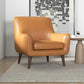 Leather Lounge Chair, Tan