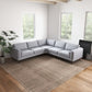 Symmetrical Corner Sofa - Light Grey