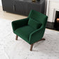 Cantor Velvet Lounge Chair | Dark Green