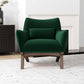 Cantor Velvet Lounge Chair | Dark Green