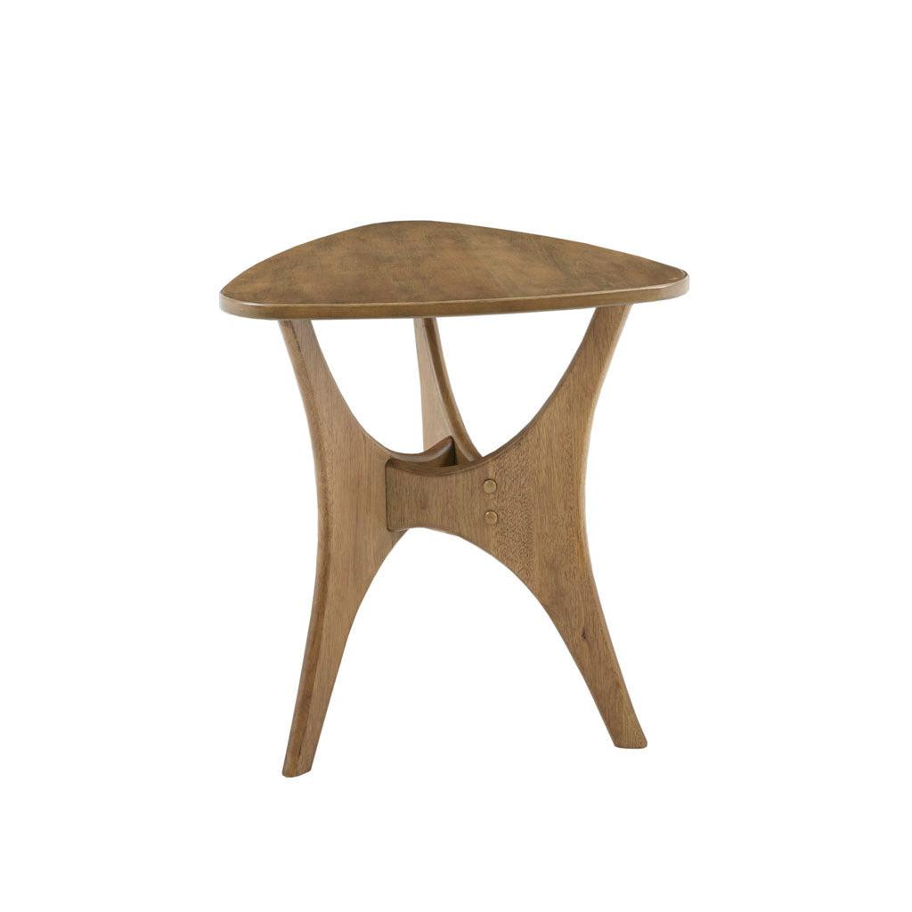 Triangle Wood Side Table-5