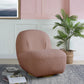 Teddy Sherpa Accent Chair w/Swivel, Pink