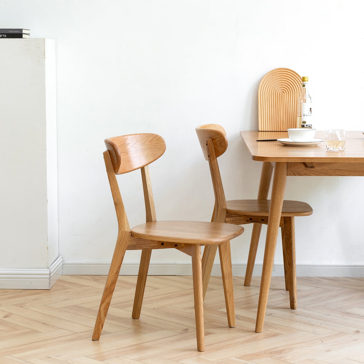 Simple Wooden Dining Chair, Oak