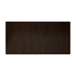 Extendable Dining Room Table with 18" Leaf, Warm Merlot