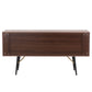 Modern Mid Century Sideboard, Walnut