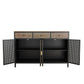 Rustic Modern Sideboard | Dark Grey