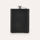 Leather Flask, Black