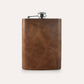 Leather Flask, Brown